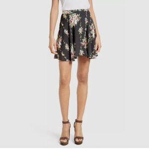 Alice + Olivia Blaise Floral Crepe Mini Skirt Women's Size 4